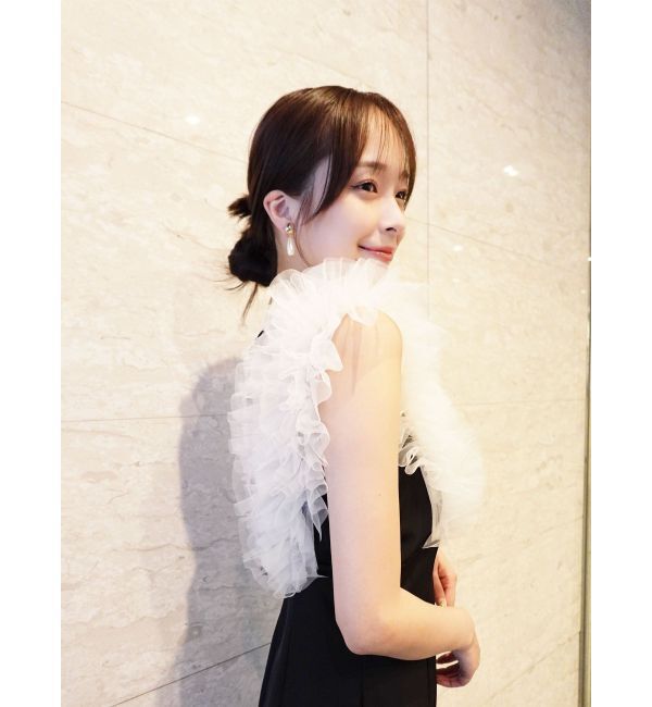 LAGUNAMOON「LADYショルダーチュールIラインドレス」|ドレス|