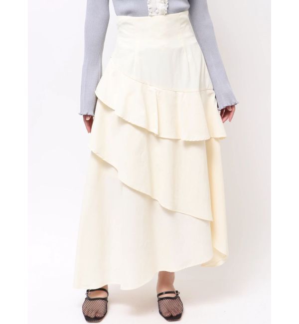 LAGUNAMOON「フレアティアードスカート」|スカート|