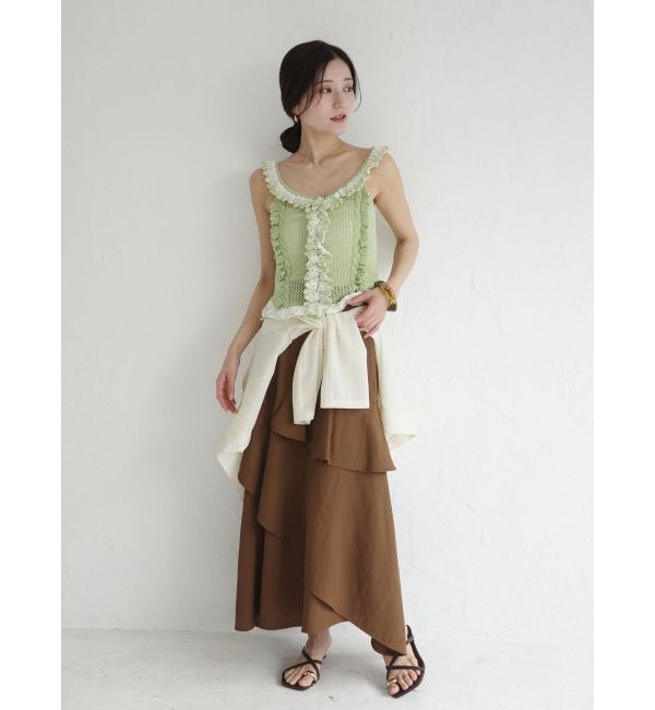 LAGUNAMOON「フレアティアードスカート」|スカート|