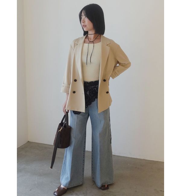 LAGUNAMOON「ボートネックニットタンク」|タンクトップ|