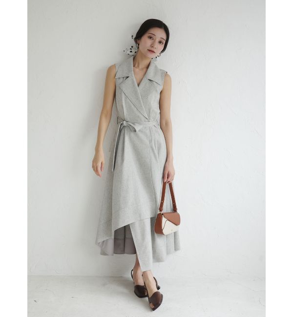 LAGUNAMOON「アシメヘムトレンチワンピース」|ワンピース|