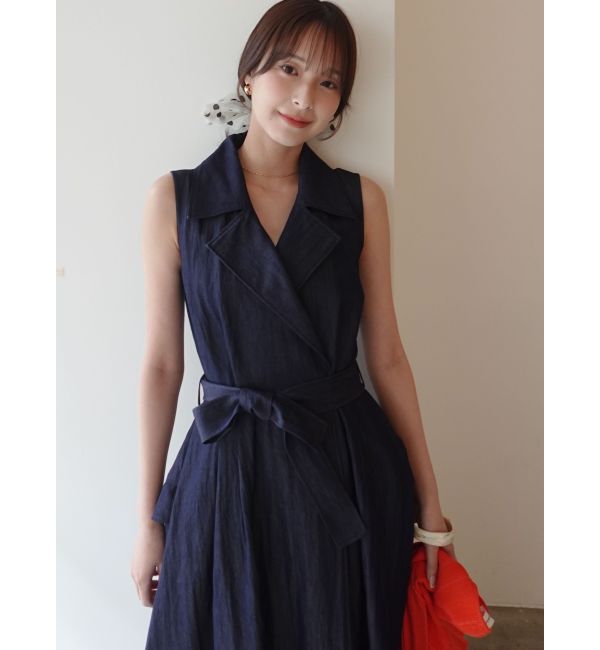 LAGUNAMOON「アシメヘムトレンチワンピース」|ワンピース|