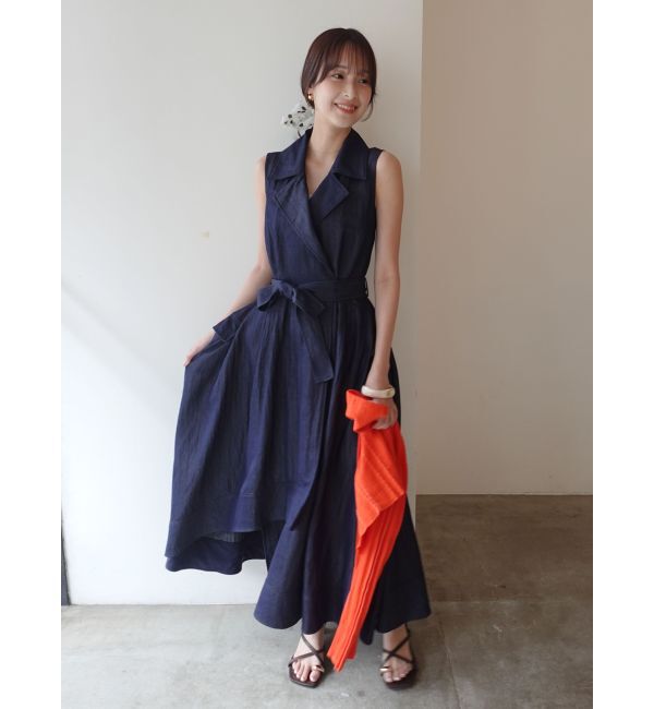 LAGUNAMOON「アシメヘムトレンチワンピース」|ワンピース|