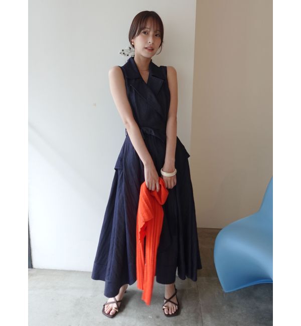 LAGUNAMOON「アシメヘムトレンチワンピース」|ワンピース|