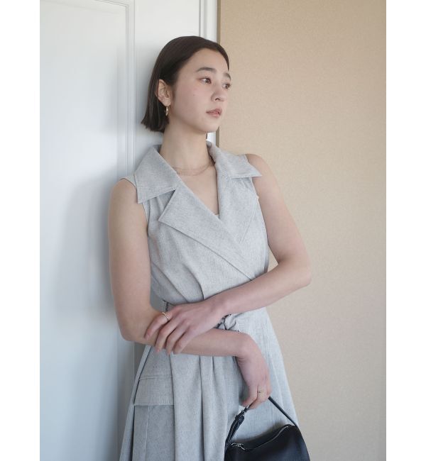 LAGUNAMOON「アシメヘムトレンチワンピース」|ワンピース|