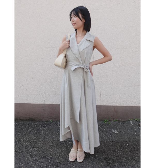 LAGUNAMOON「アシメヘムトレンチワンピース」|ワンピース|