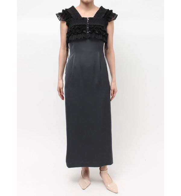 LAGUNAMOON「LADYミックステクスチャーボレロキャミワンピース」|ワンピース|