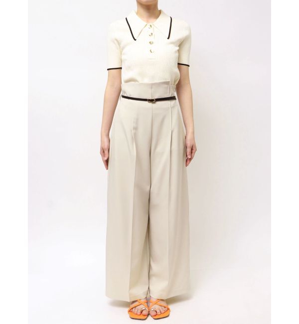 LAGUNAMOON「バイカラーライトベルトパンツ」|その他|