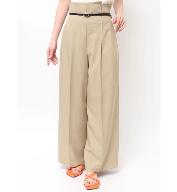 LAGUNAMOON「バイカラーライトベルトパンツ」|その他|