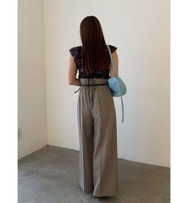 LAGUNAMOON「バイカラーライトベルトパンツ」|その他|