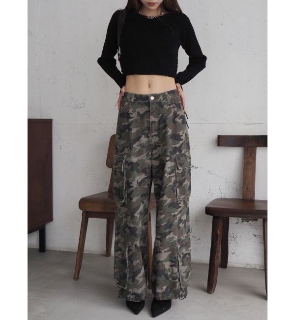 EVRIS「ボリュームカーゴデニムパンツ【セットアップ着用可能】」|デニム|