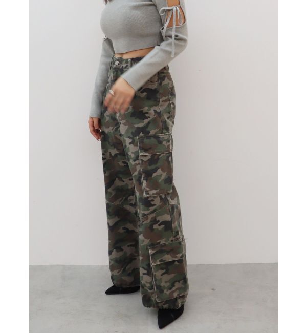 EVRIS「ボリュームカーゴデニムパンツ【セットアップ着用可能】」|デニム|