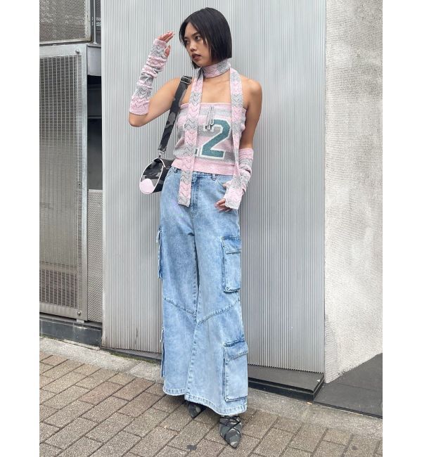 EVRIS「ボリュームカーゴデニムパンツ【セットアップ着用可能】」|デニム|