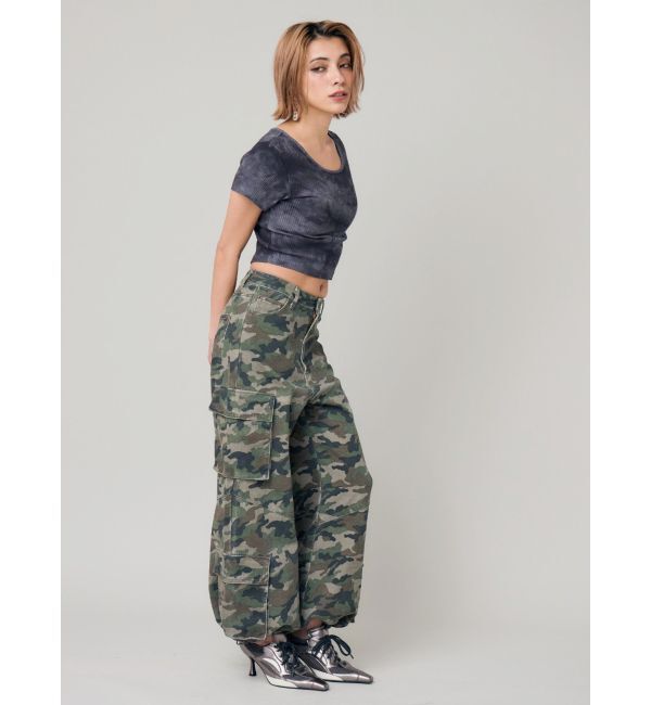 EVRIS「ボリュームカーゴデニムパンツ【セットアップ着用可能】」|デニム|