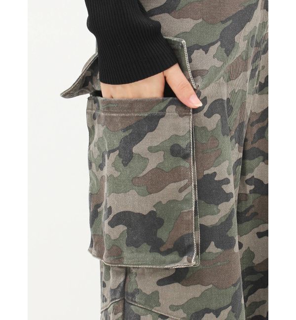 EVRIS「ボリュームカーゴデニムパンツ【セットアップ着用可能】」|デニム|