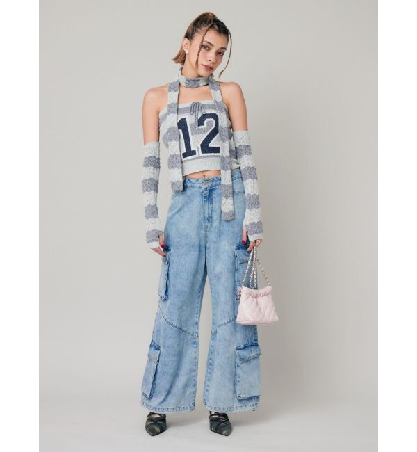 EVRIS「ボリュームカーゴデニムパンツ【セットアップ着用可能】」|デニム|