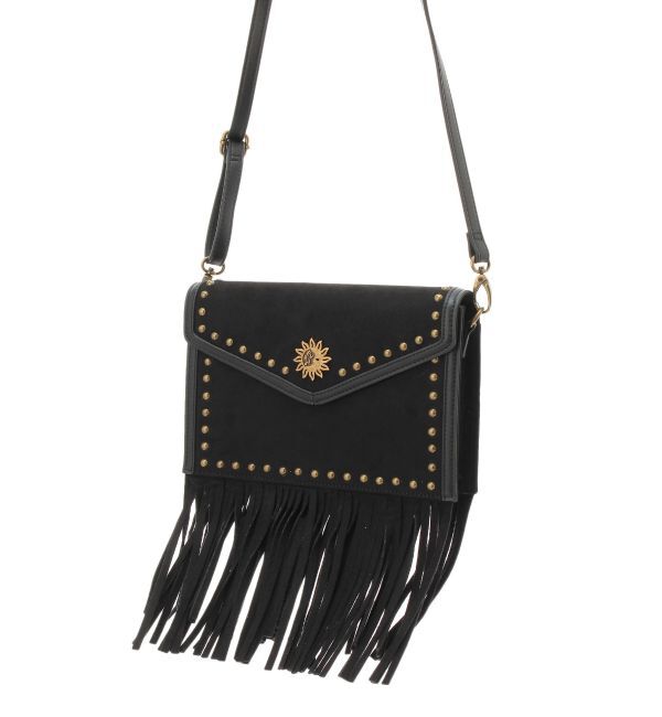 EVRIS「フェイクスェードスタッズデザインショルダーBAG」|ショルダー・メッセンジャー|