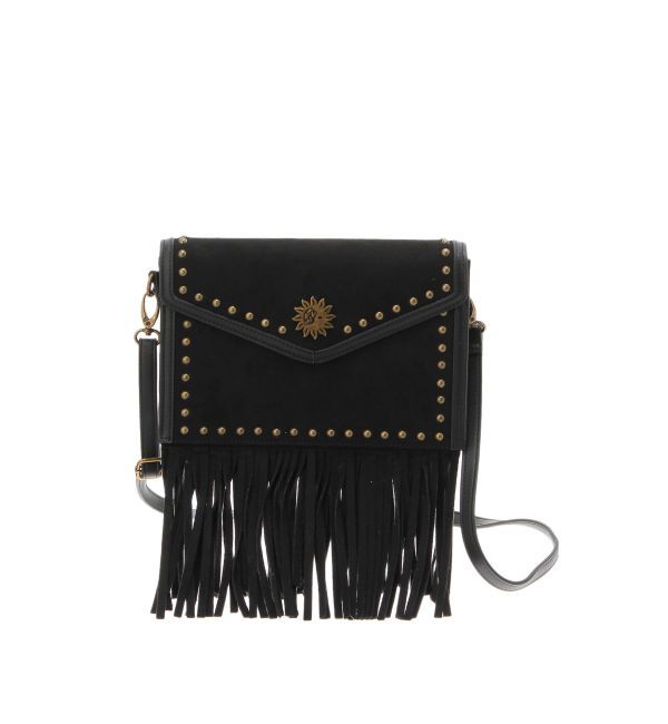 EVRIS「フェイクスェードスタッズデザインショルダーBAG」|ショルダー・メッセンジャー|