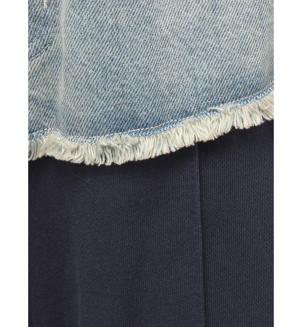 EVRIS「ドッキングスウェットデニムパンツ【セットアップ着用可能】」|デニム|