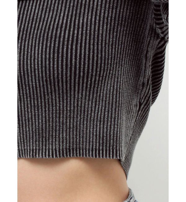 EVRIS「フリルピグメントニットトップス」|ニット・セーター|