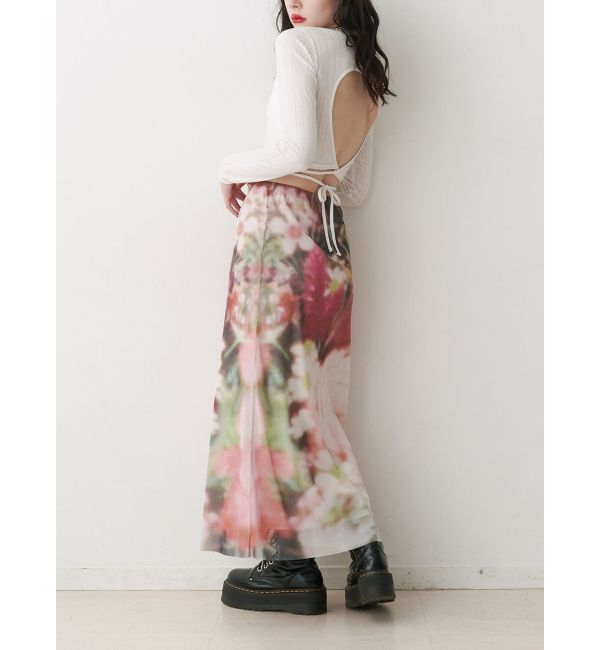 jouetie「バックオープンロゴトップス」|Tシャツ・カットソー|