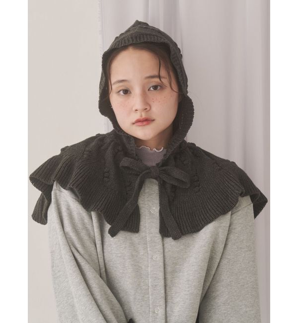 merry jenny「ケープカラーニットフーディー」|その他|