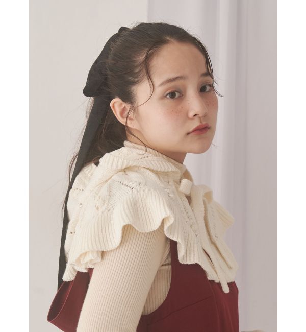 merry jenny「ケープカラーニットフーディー」|その他|