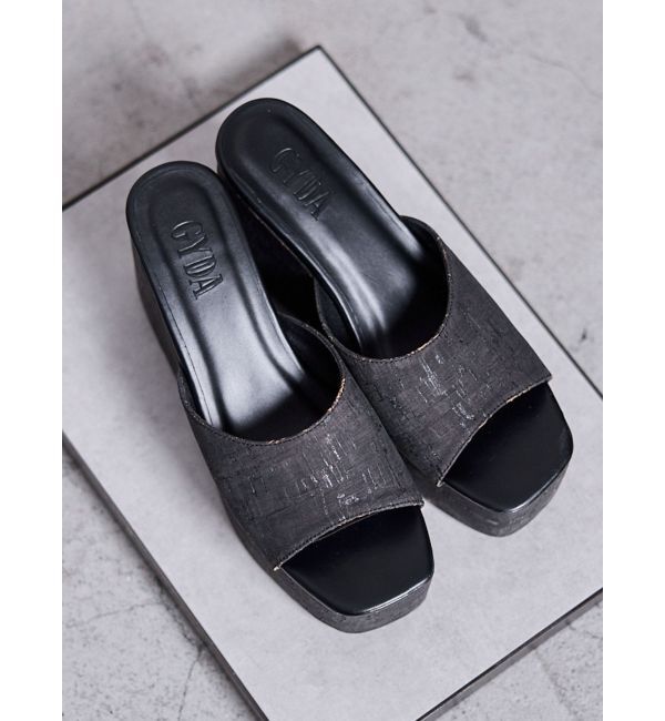 GYDA「コルクウェッジサンダル」|サンダル|