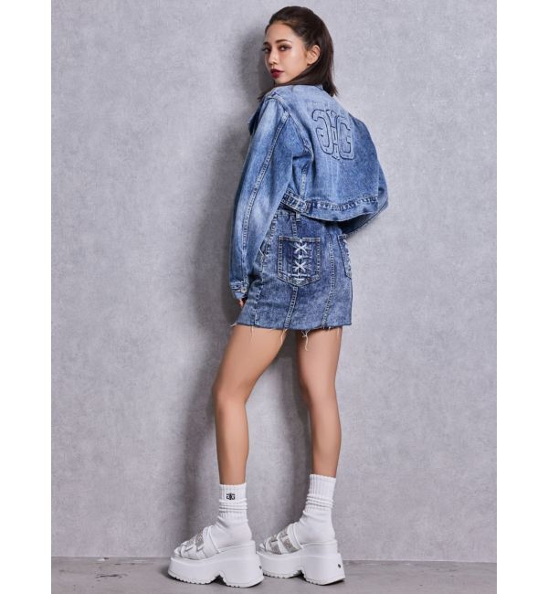 GYDA「Thick sole bijouストラップサンダル」|サンダル|