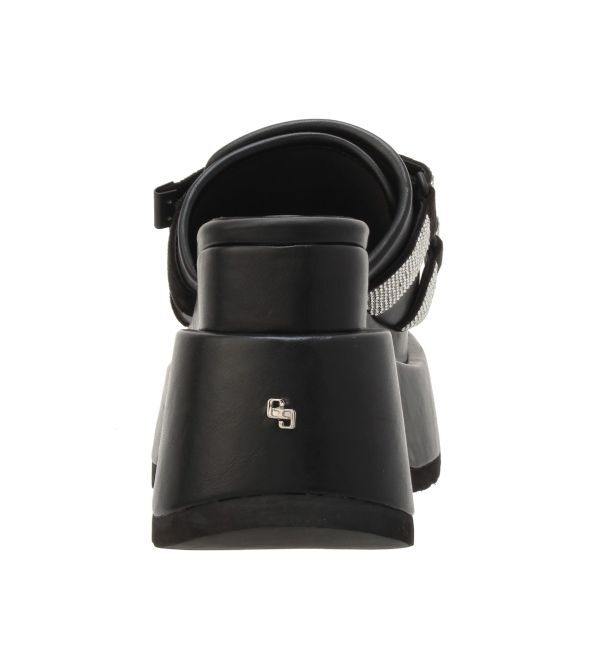 GYDA「Thick sole bijouストラップサンダル」|サンダル|