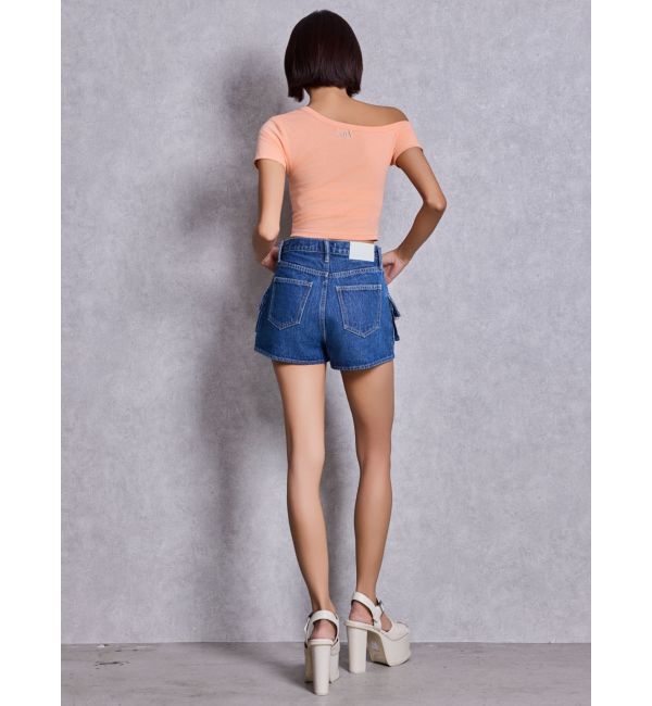 GYDA「GYDA/Disney/ラメプリントワンショルダーTシャツ」|Tシャツ・カットソー|