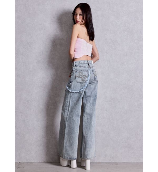 GYDA「GYDA/Disney/stripeベアビスチェ」|チューブトップ|