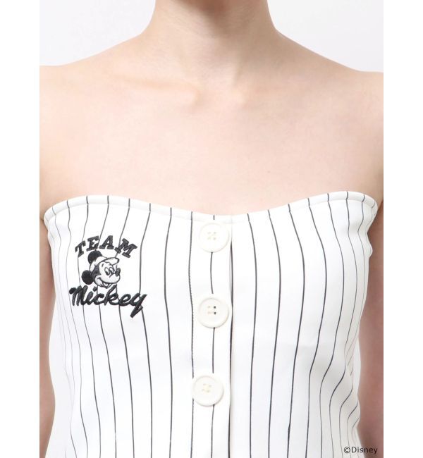 GYDA「GYDA/Disney/stripeベアビスチェ」|チューブトップ|