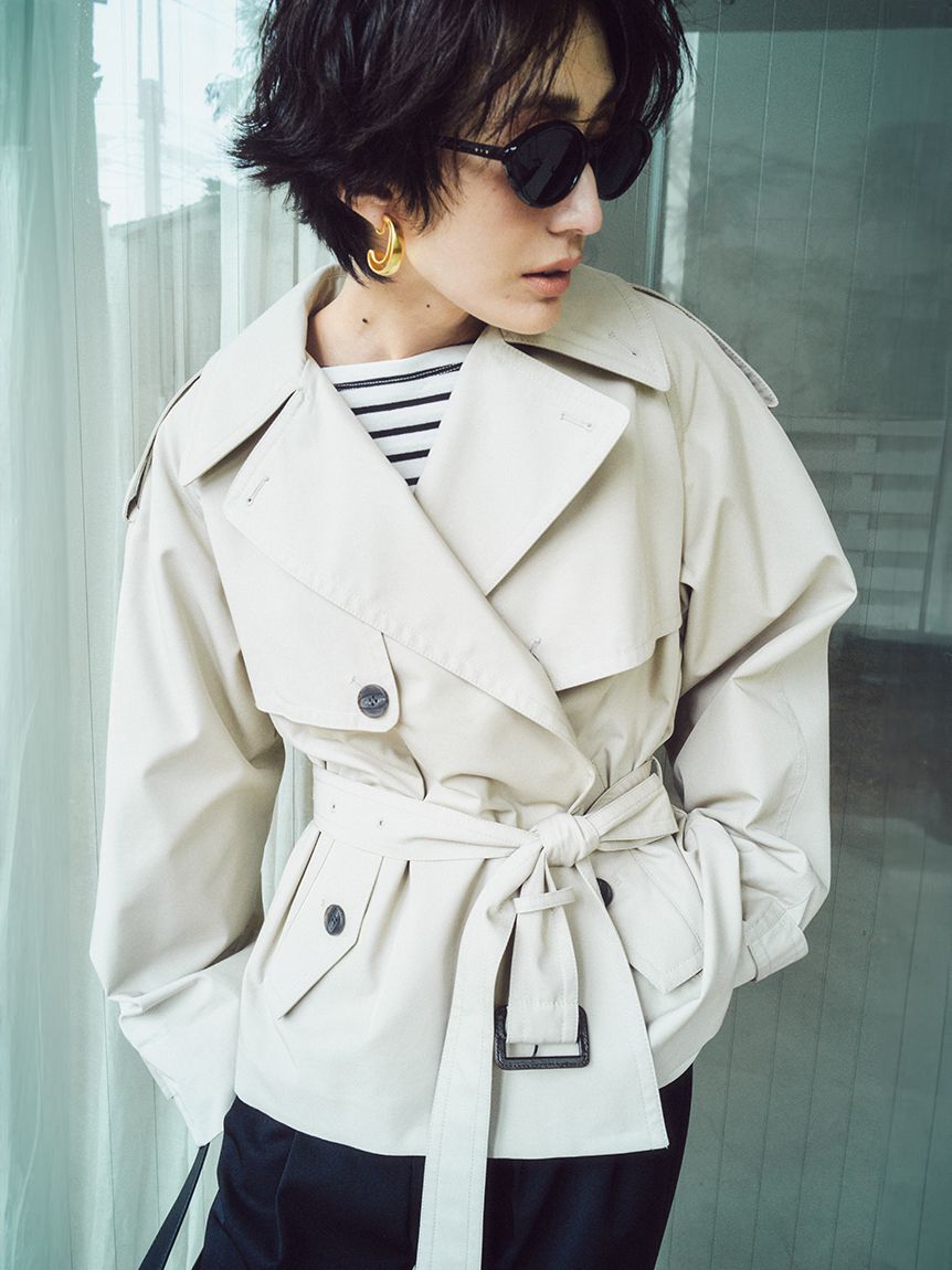 Mila Owen「メタルドロップフープイヤリング」|イヤリング|