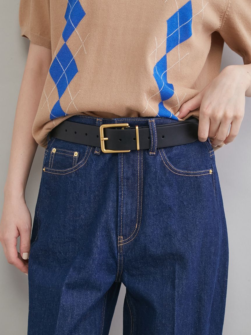 Mila Owen「スクエアメタルサルカンベルト」|ベルト|GLD