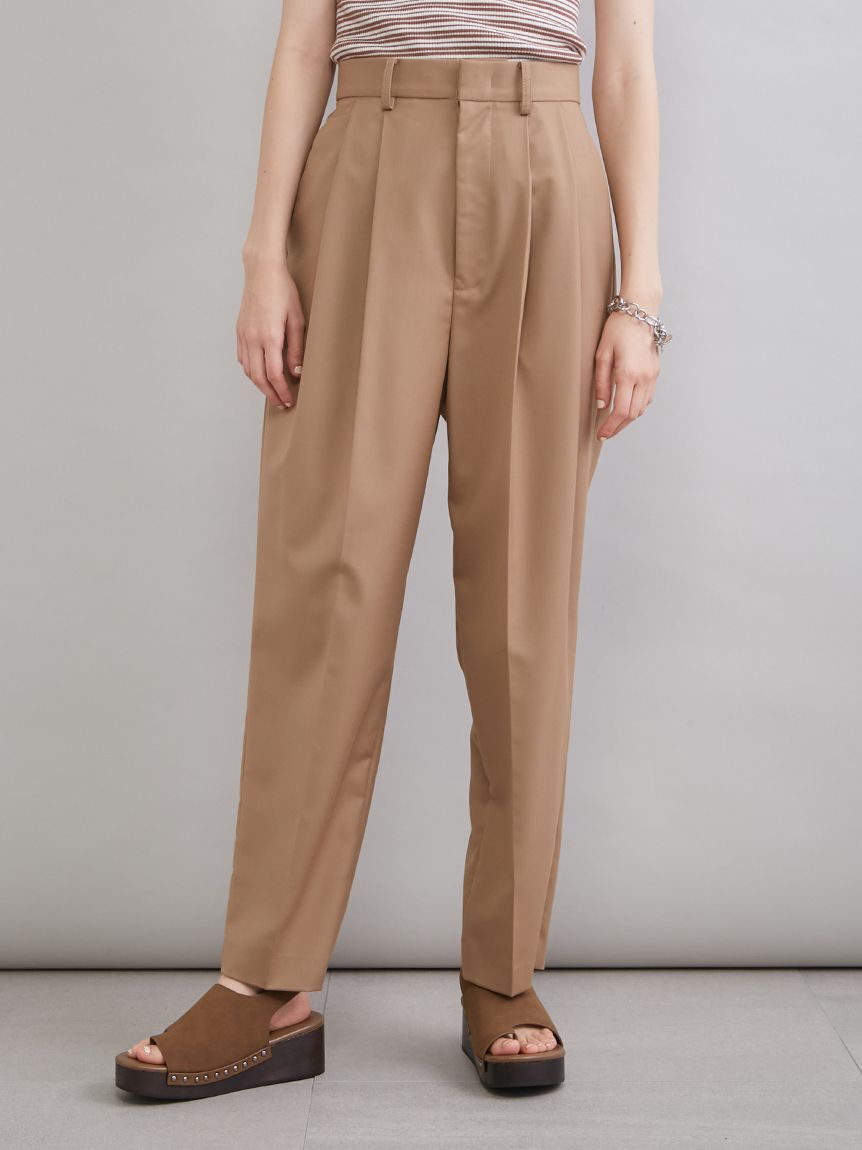 Mila Owen「２タックテーパードパンツ」|チノ|