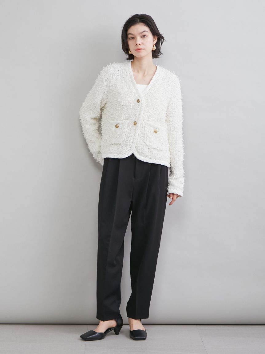 Mila Owen「２タックテーパードパンツ」|チノ|