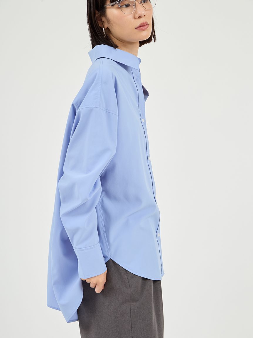 emmi atelier「emmiロゴ刺繍シャツ」|シャツ・ブラウス|