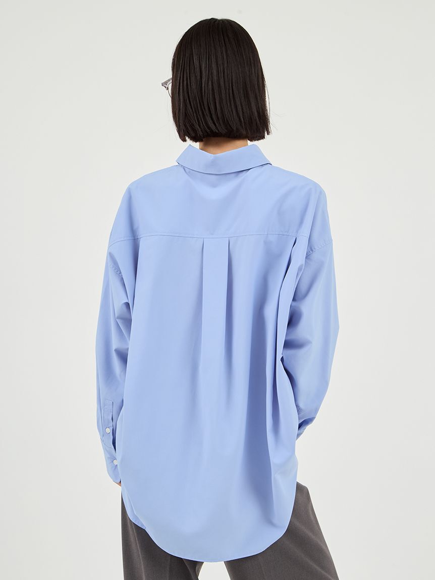 emmi atelier「emmiロゴ刺繍シャツ」|シャツ・ブラウス|