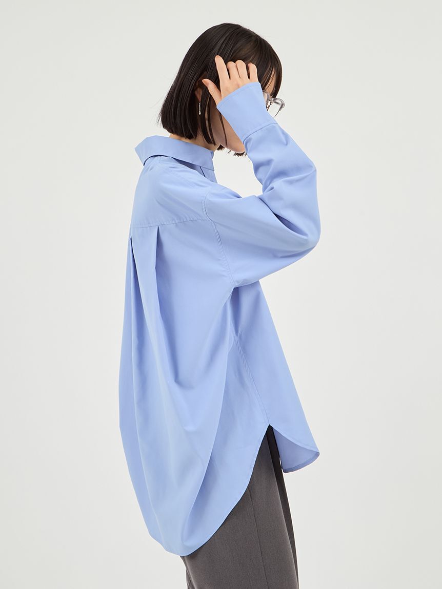 emmi atelier「emmiロゴ刺繍シャツ」|シャツ・ブラウス|