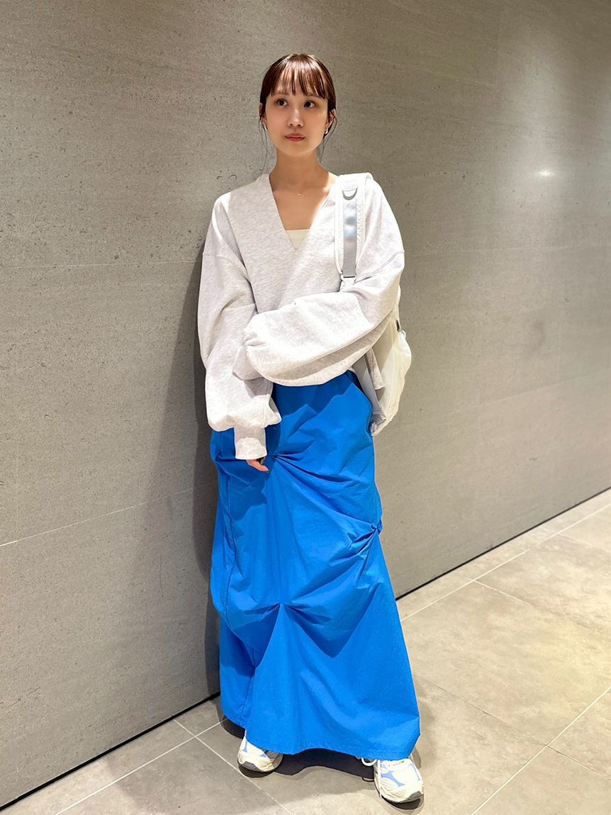 emmi atelier「タックフォルムスカート/撥水」|スカート|