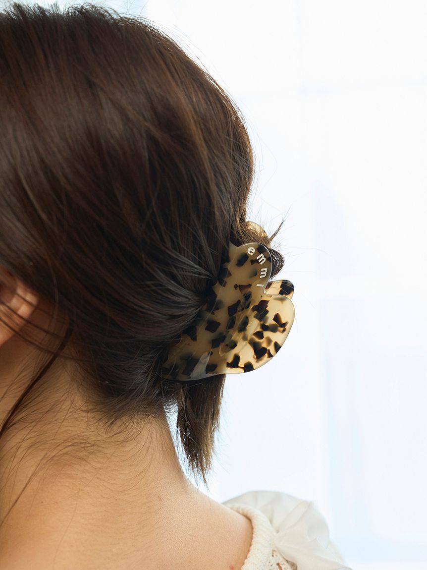 emmi atelier「【HEART】ニュアンスハートヘアクリップ」|ヘアバンド|