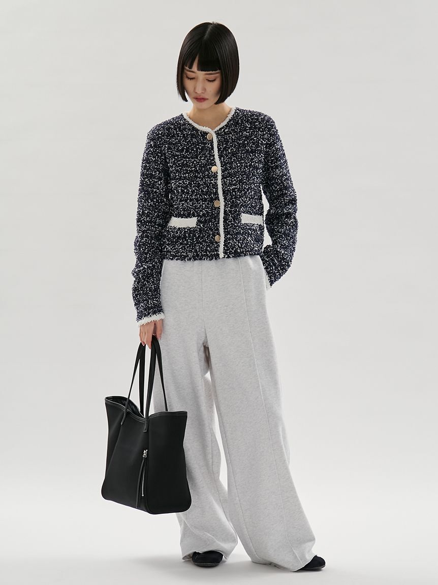 emmi atelier「スウェットワイドパンツ【セットアップ対応】」|チノ|