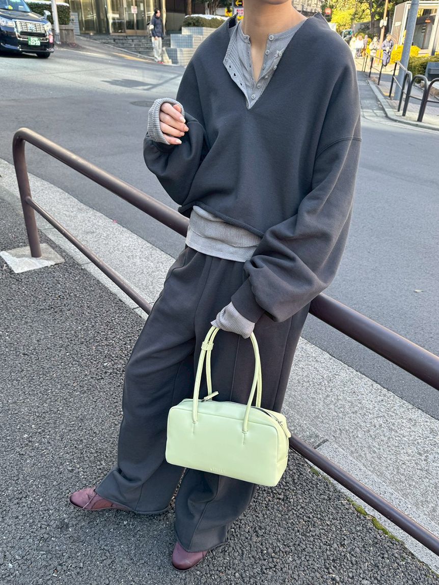 emmi atelier「スウェットワイドパンツ【セットアップ対応】」|チノ|