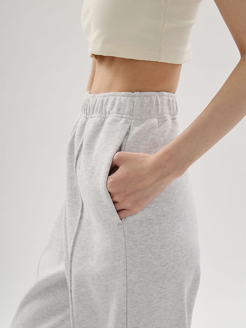 emmi atelier「スウェットワイドパンツ【セットアップ対応】」|チノ|