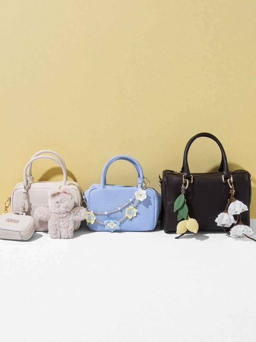 FURFUR「【限定カラー】バリエーションマイクロスクエアボストン」|キーケース|