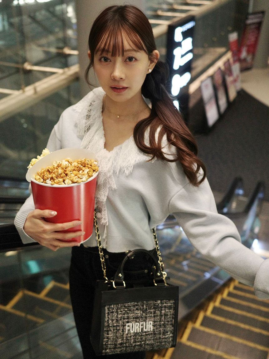 FURFUR「レース衿カーディガン」|カーディガン|LBLU