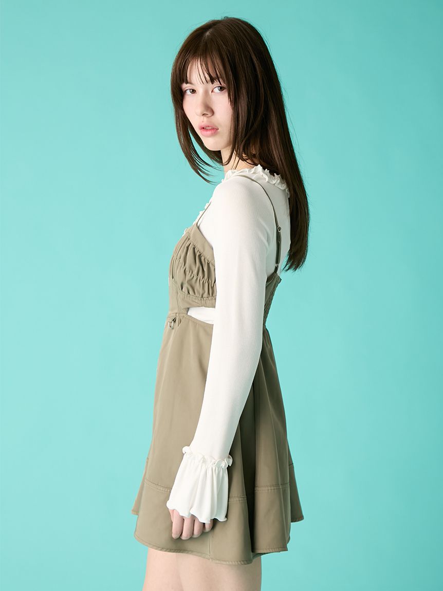 FURFUR「ミリタリーキャミソールワンピース」|ワンピース|