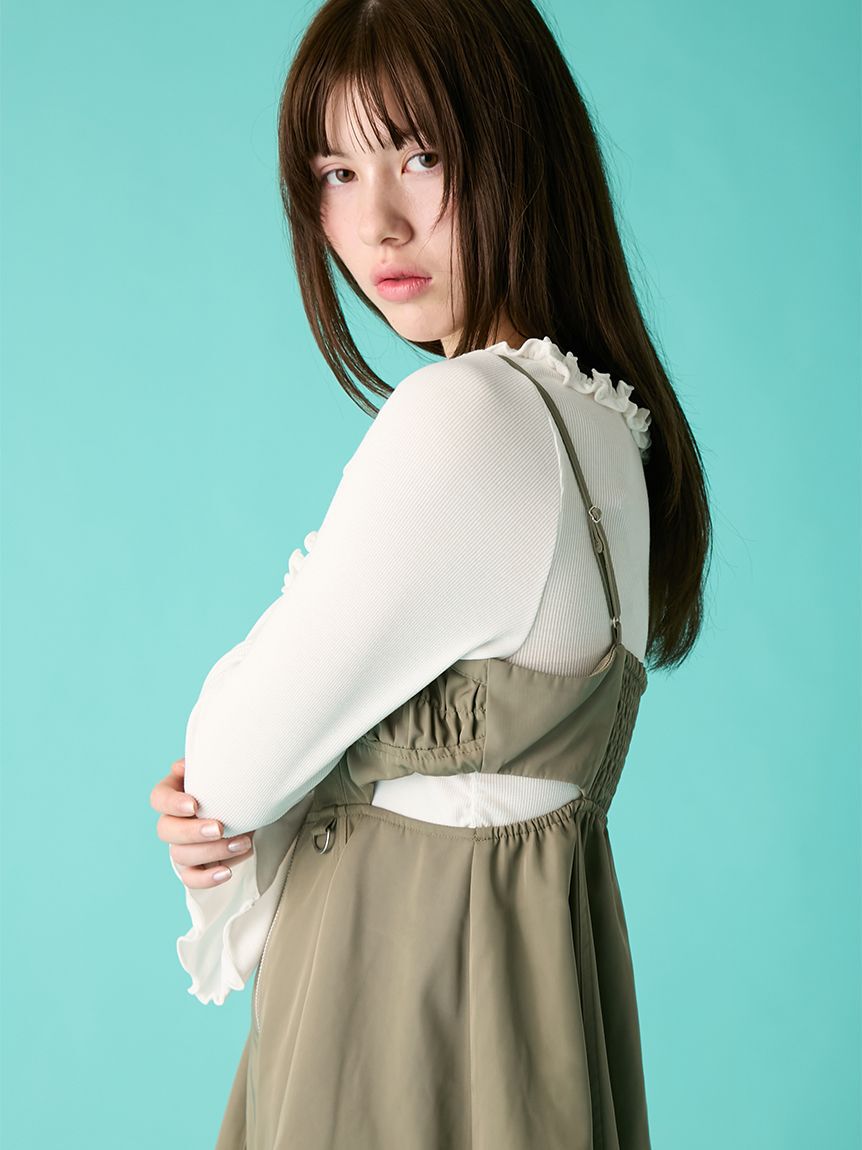 FURFUR「ミリタリーキャミソールワンピース」|ワンピース|