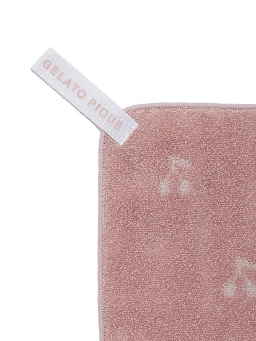 gelato pique「チェリーループ付きタオル」|ハンカチ|